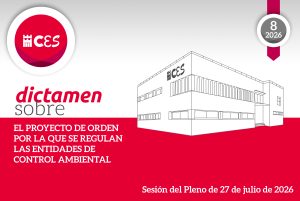 Dictamen sobre el proyecto de orden por la que se regulan las entidades de control ambiental