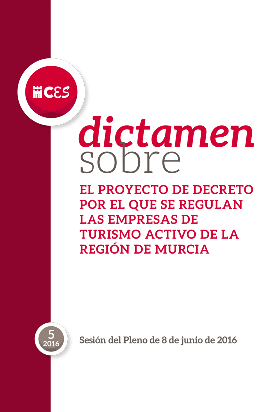 Dictamen sobre Proyecto de Decreto por el que se regulan las Empresas de Turismo Activo de la Región de Murcia