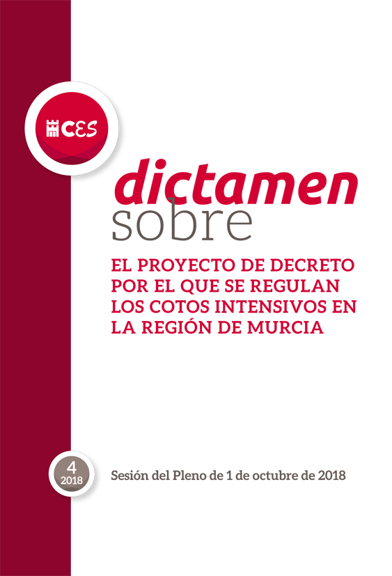 Dictamen sobre Proyecto de Decreto por el que se regulan los cotos intensivos en la Región de Murcia