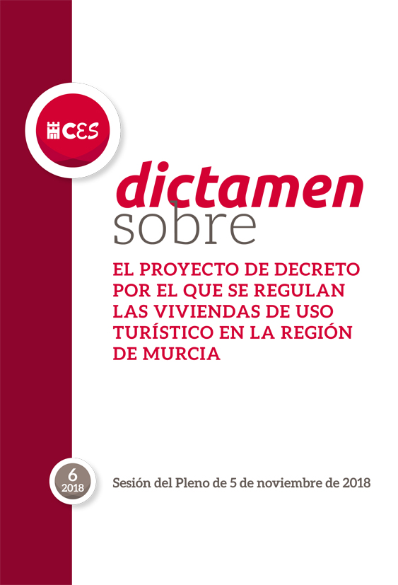 Dictamen sobre Proyecto de Decreto por el que se regulan las viviendas de uso turístico en la Región de Murcia