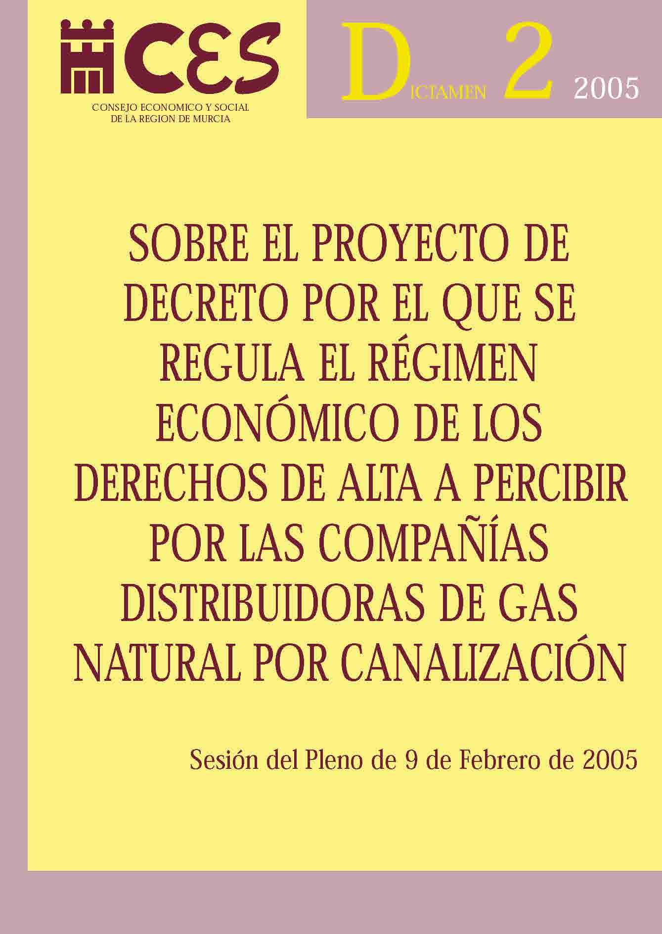 Dictamen sobre el Proyecto de Decreto por el que se regula el régimen ...