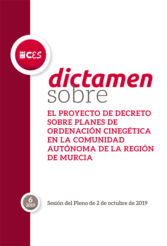 Dictamen sobre Proyecto de Decreto sobre Planes de Ordenación Cinegética en la Comunidad Autónoma de la Región de Murcia