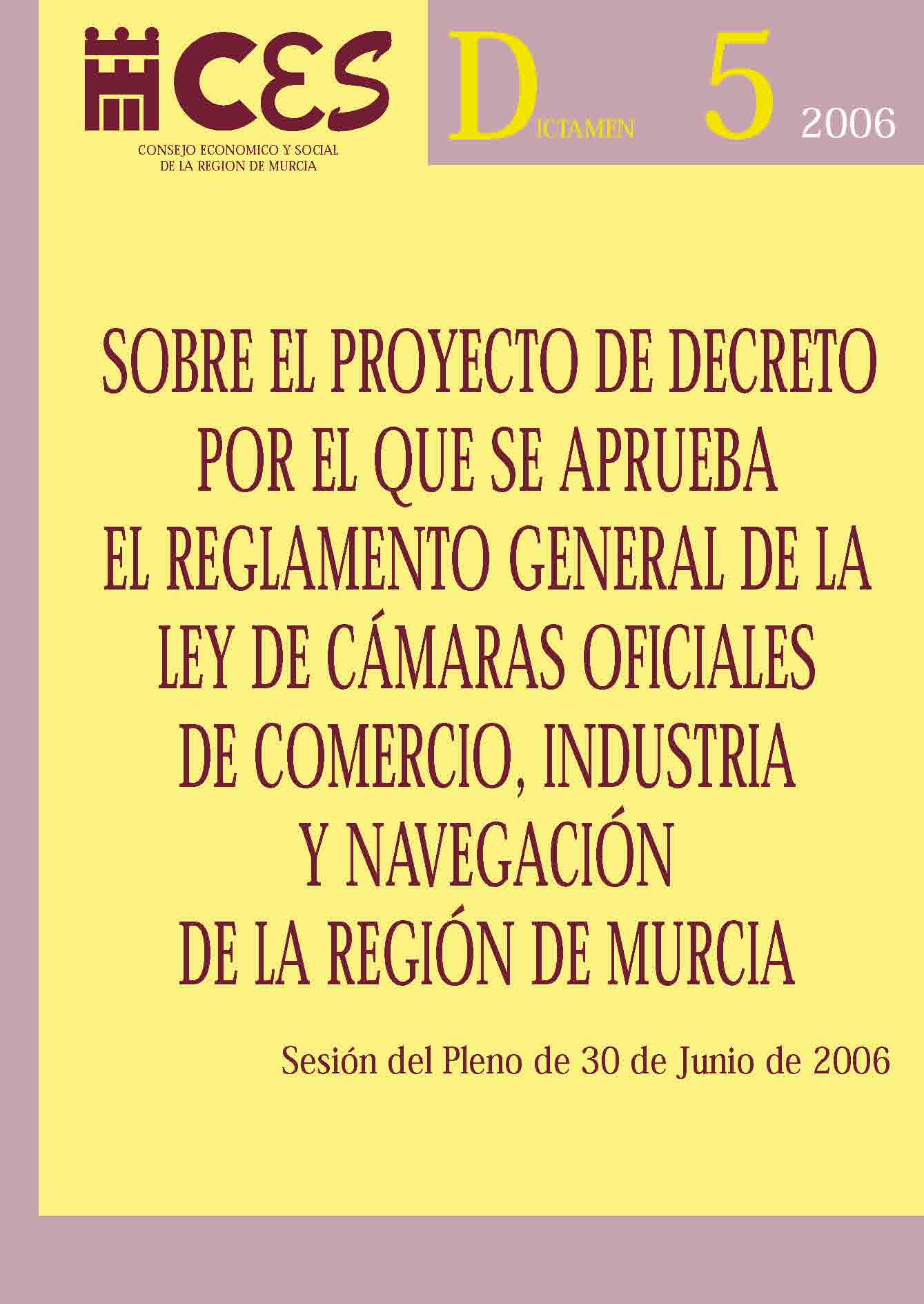 Dictamen sobre el Proyecto de Decreto por el que se aprueba el ...