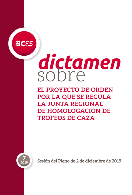 Dictamen sobre Proyecto de Orden por la que se regula la Junta Regional de Homologación de Trofeos de Caza