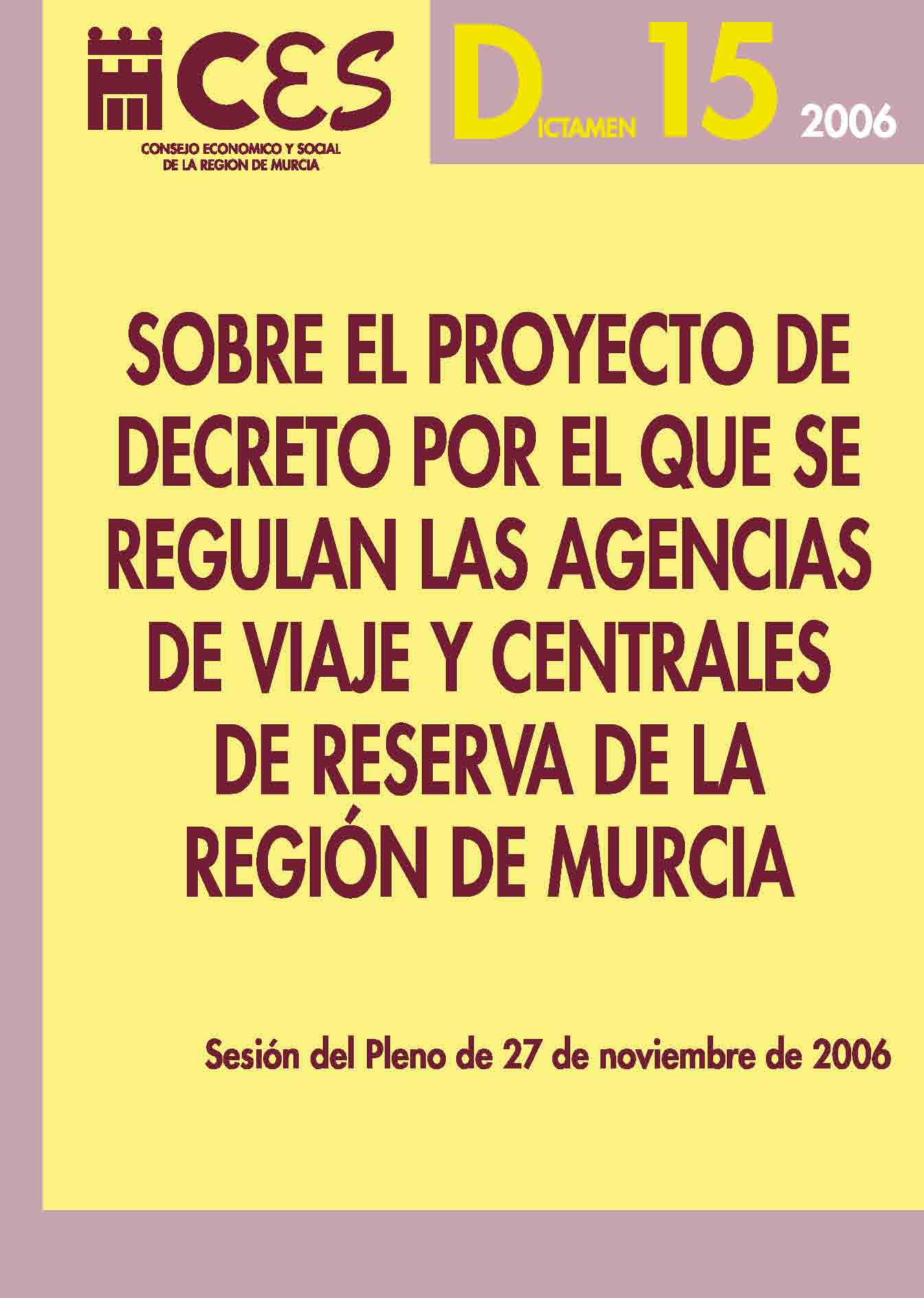 Dictamen sobre el Proyecto de Decreto por el que se regulan las ...