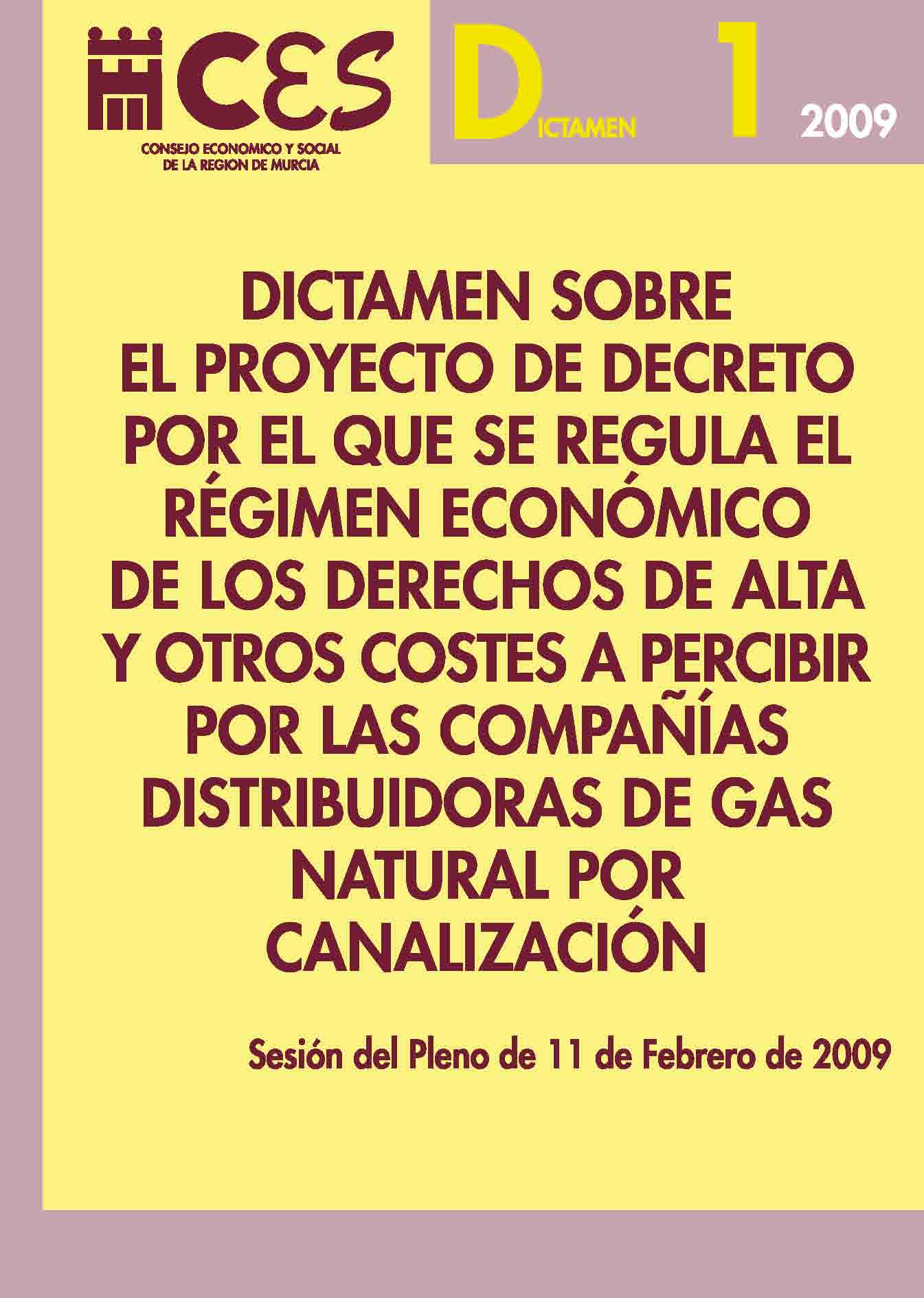 Dictamen sobre el Proyecto de Decreto por el que se regula el régimen ...