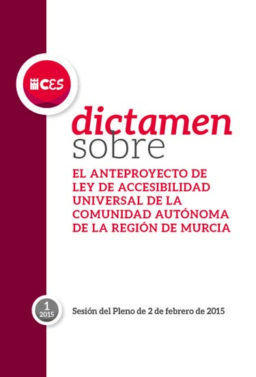 Dictamen sobre el Anteproyecto de Ley de Accesibilidad Universal de la Región de Murcia